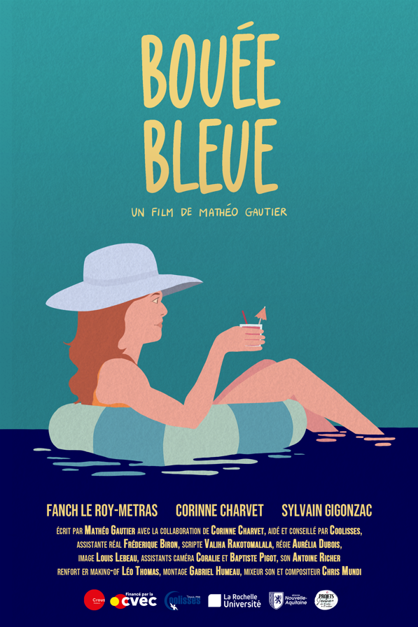 affiche bouée bleue