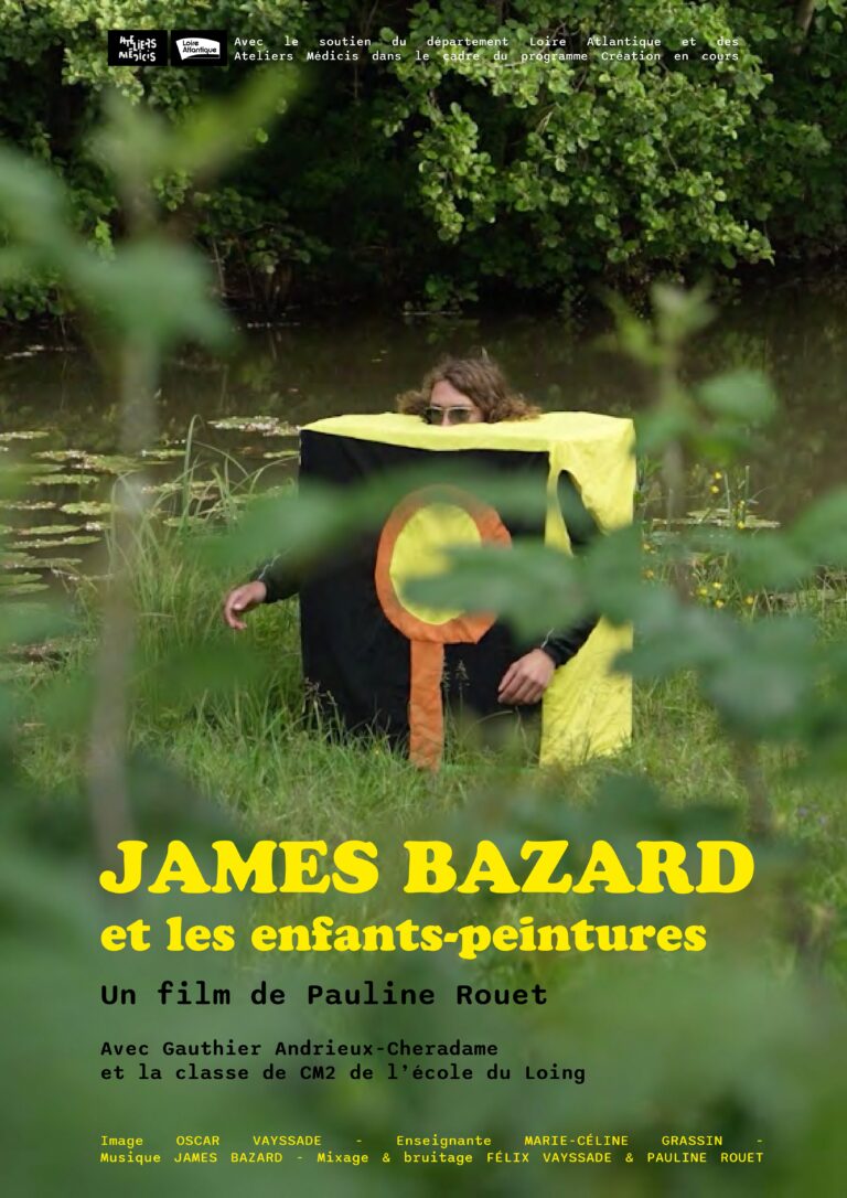 affiche James Bazard et les enfants-peintures