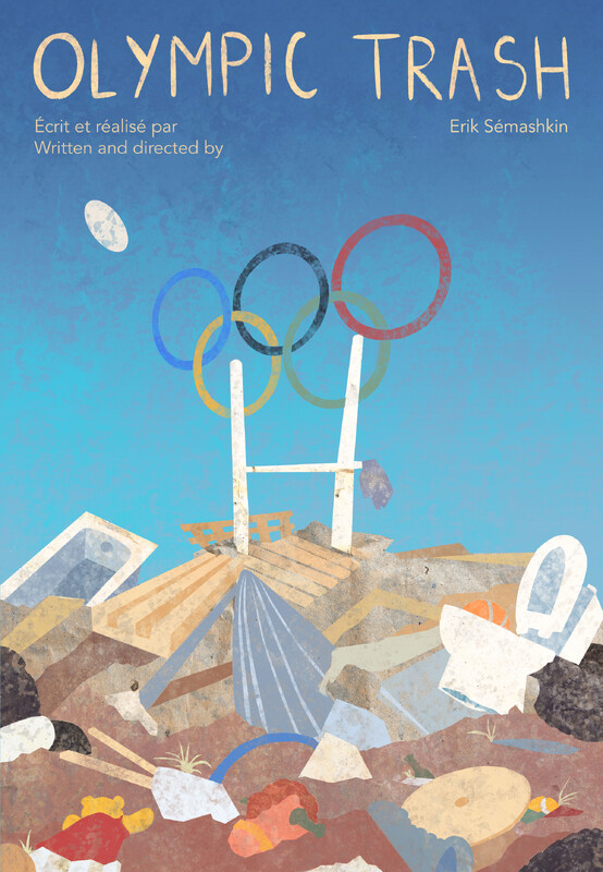 affiche olympic trash