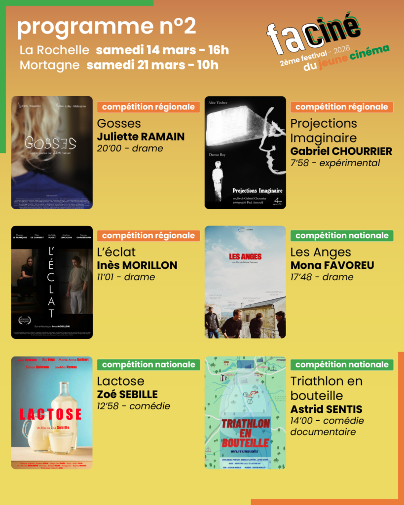 programme 2 court-métrages faciné 2026